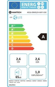 Predám Hantech smart mobilná klimatizácia 9 000 Btu - 10