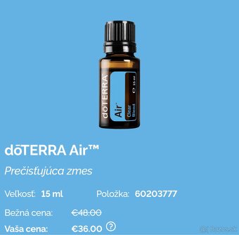 Neotvorené esenciálne oleje dōTERRA - 10