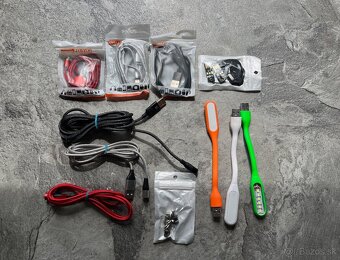 Magnetické káble iPhone, USB- C, USB led svetlá - 10