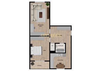 PREDAJ - 2 IZBOVÝ  BYT S LODŽIOU, SVOBODU, BARDEJOV - 10