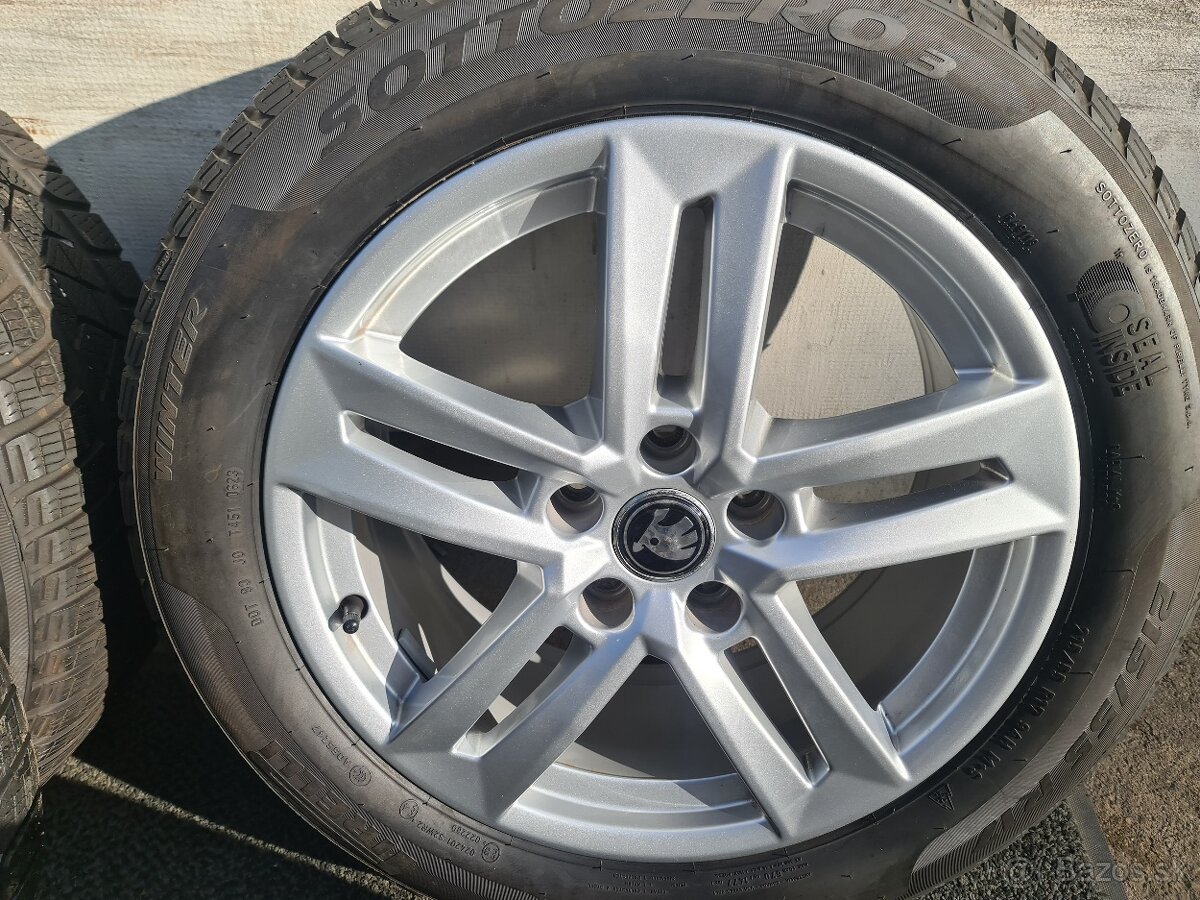 ZIMNA SADA SUPERB,PASSAT 5X112 R17 + PNEU 215/55 R17 - 11