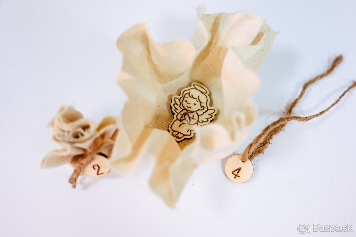 Adventný kalendár - drevený Betlehem - 11