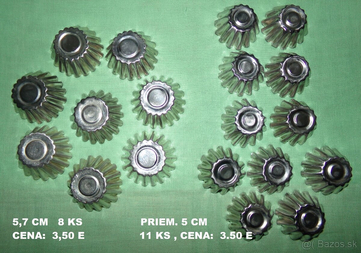 RETRO FORMIČKY, KOŠÍČKY, VANIČKY, ORIEŠKY, VYKRAJOVAČKY - 11