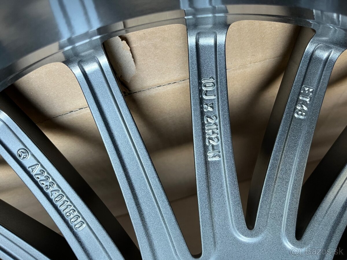 MERCEDES S, W223 alu kola 21" AMG nové, originál - 11