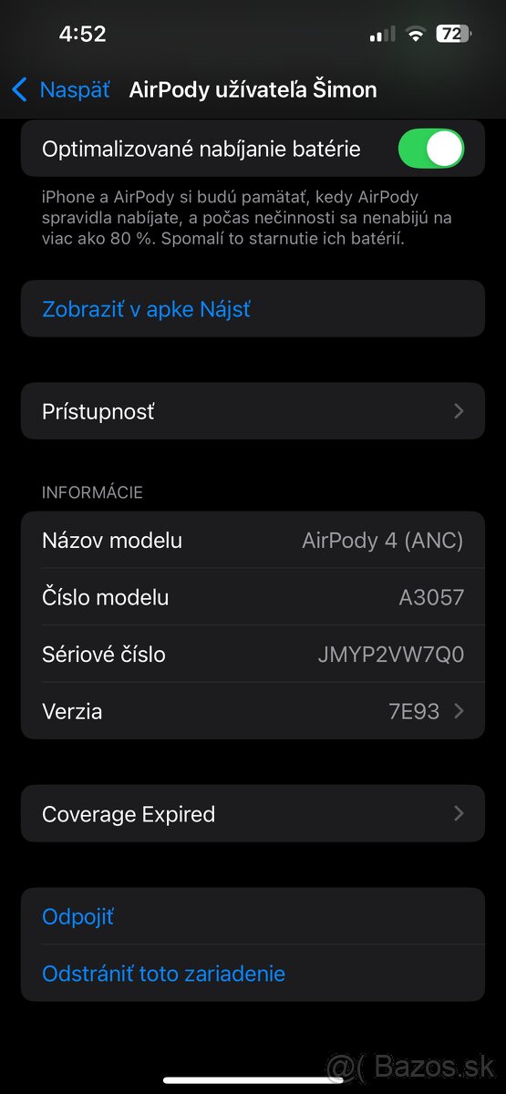 Predám Apple Airpods 4 s ANC - 11