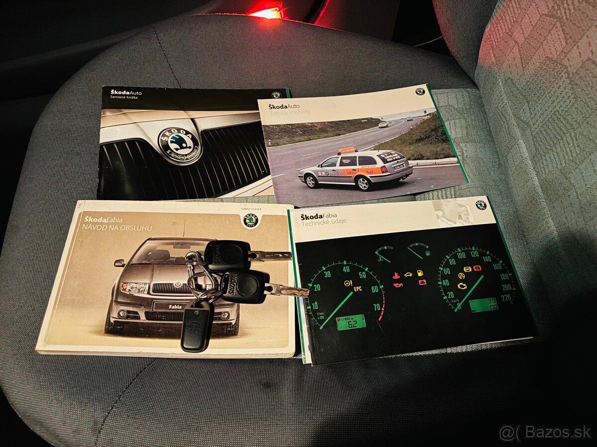 Skoda Fabia 1.4mpi 50kw, r.v.: 2002, 2xkluc - 11