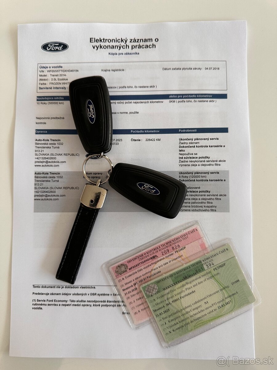 Ford Transit 2.0 TDCi 130k M6 - FWD (96kW) VAN L3H2 - 11