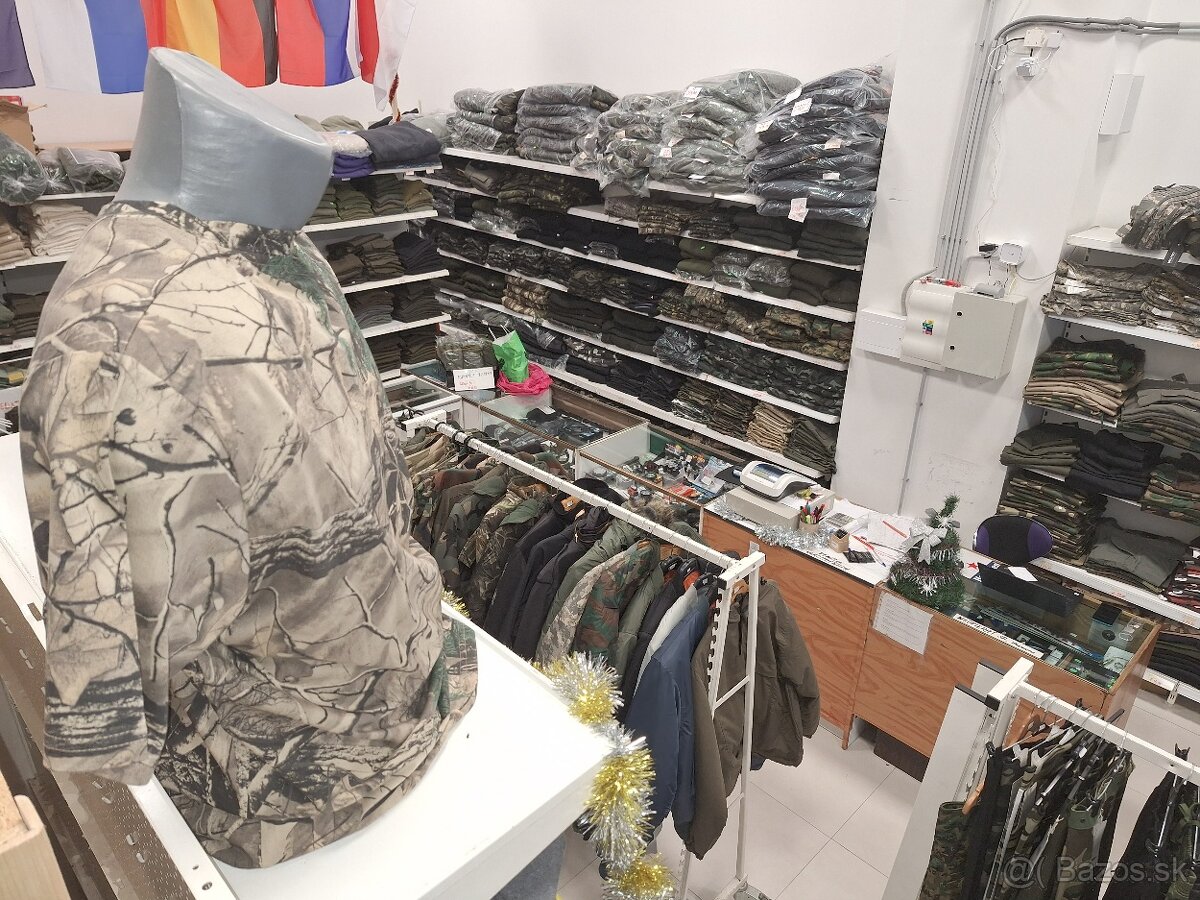 Odstúpim / predám prosperujúcu predajňu army shop v centre m - 11