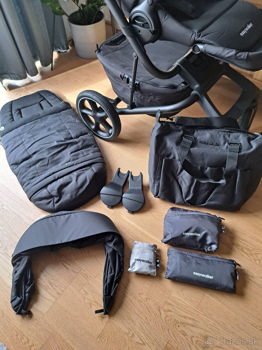 EASYWALKER Kočík kombinovaný Jimmey Pepper Black - 11