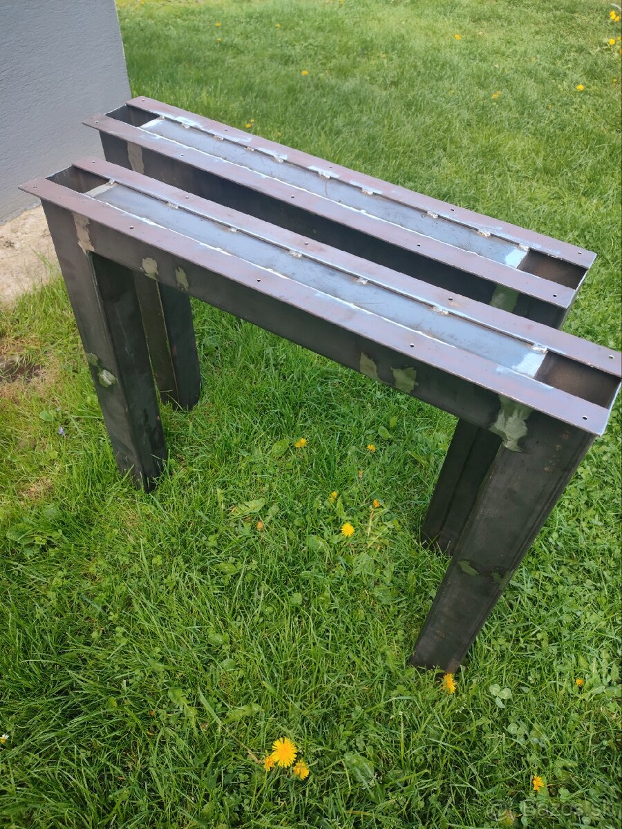 Železné kovové nohy na stôl - 11