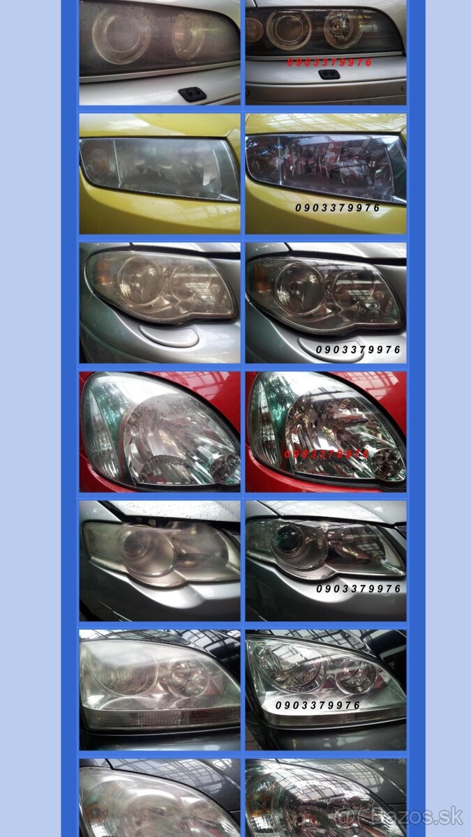 Leštenie, Renovácia svetiel - 11