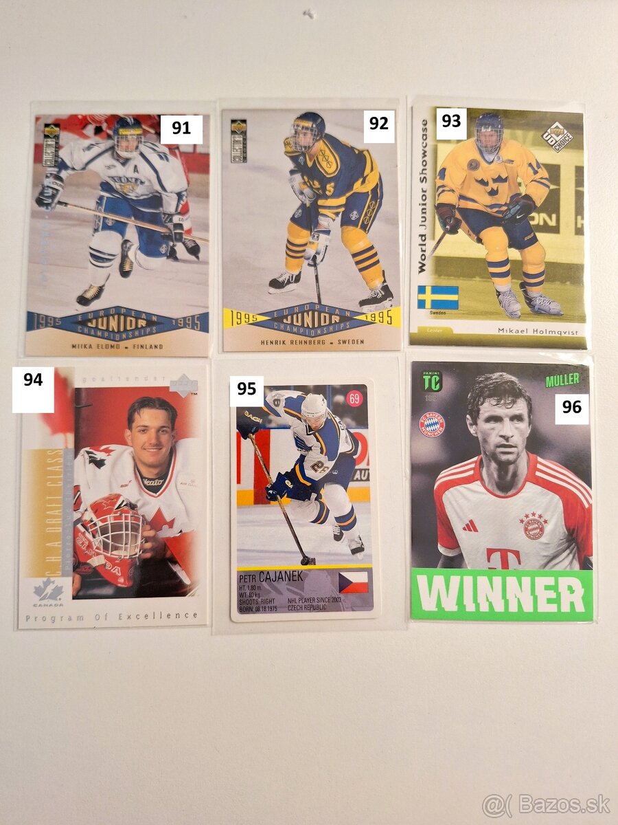 Hokejové kartičky Mix NHL + Slováci - 11