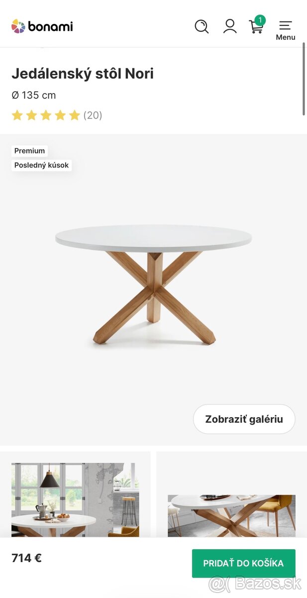 Jedálenský stôl Nori - 11