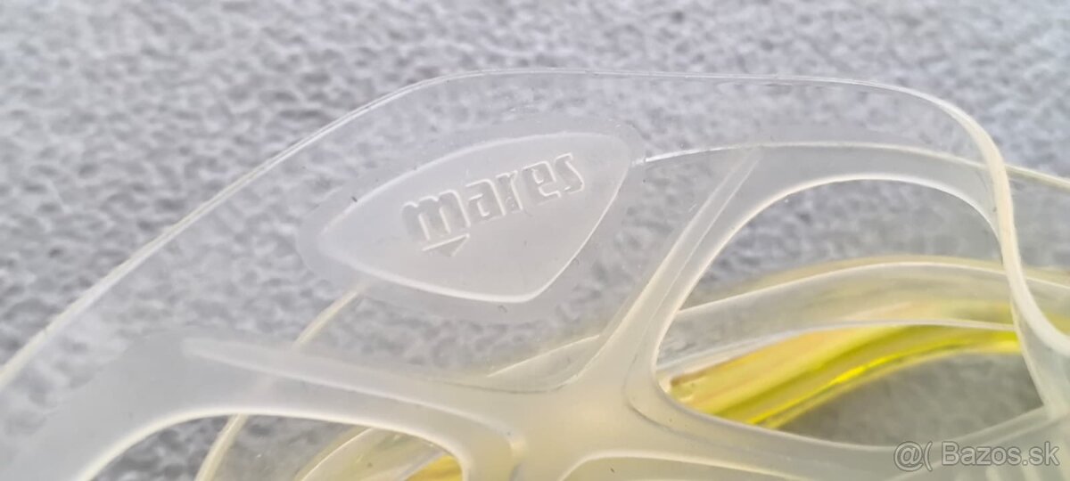 potapacska maska Mares i3 zlta priesvitna - 11