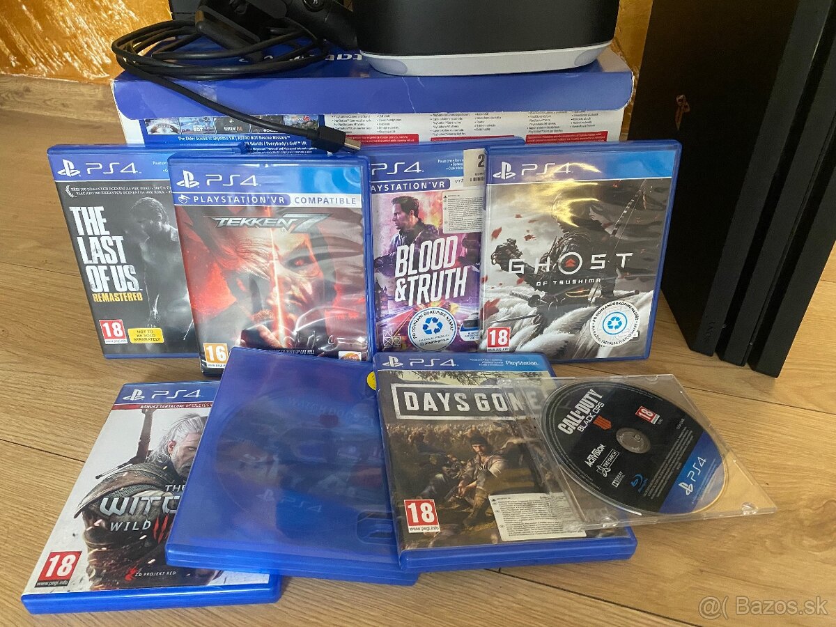 Ps4 pro + Vr okuliare 8 hry - 11