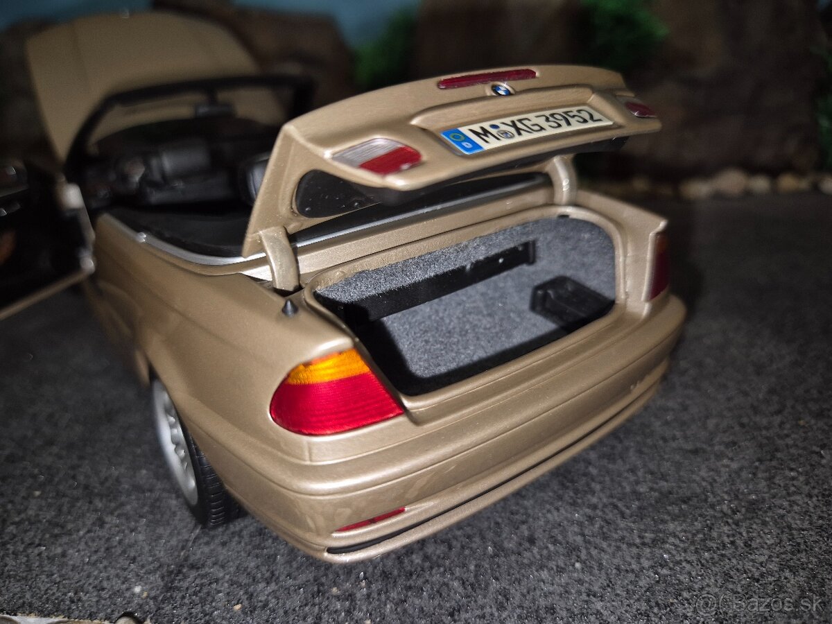 Prodám model 1:18 BMW 3 serie cabriolet E46 2003 - 11