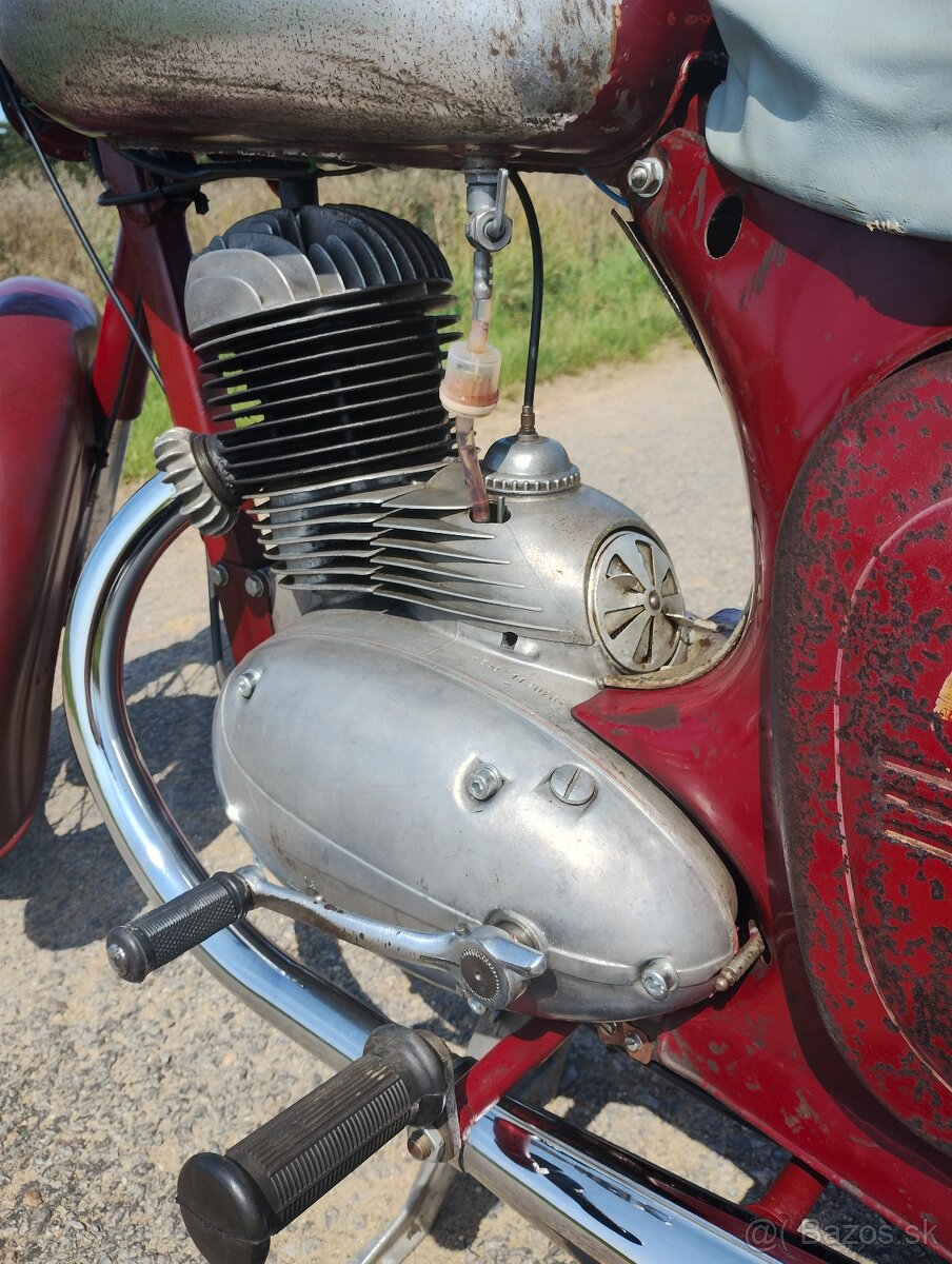 Povodná jawa kývačka 250/353 1957 po kompletnej renovácii - 11