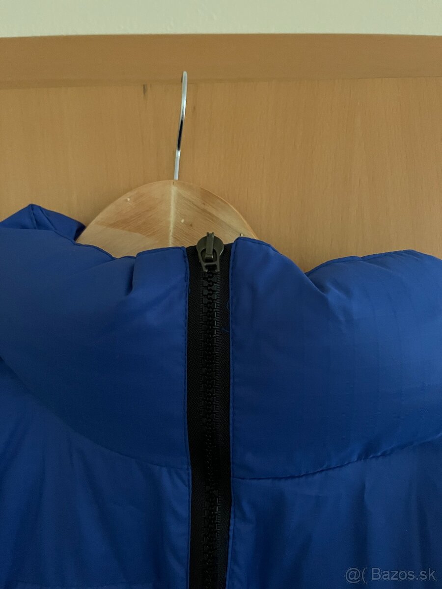 Modrá pánska páperová bunda - 11