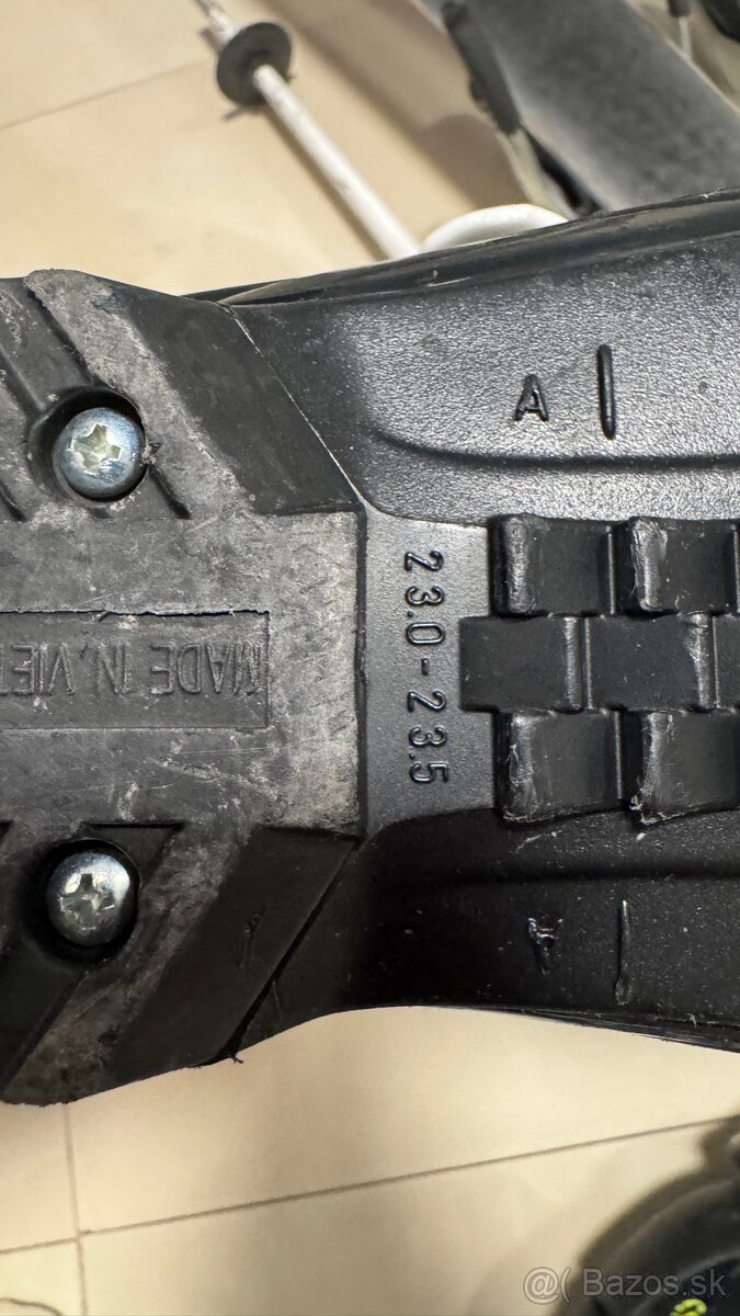 Detské freestyle lyže 127cm komplet set - 11