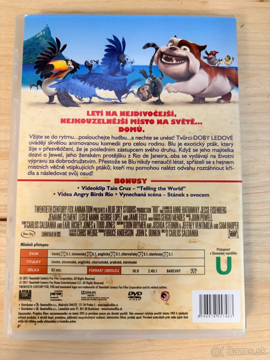 DVD filmy po 2 EUR / KS - 11