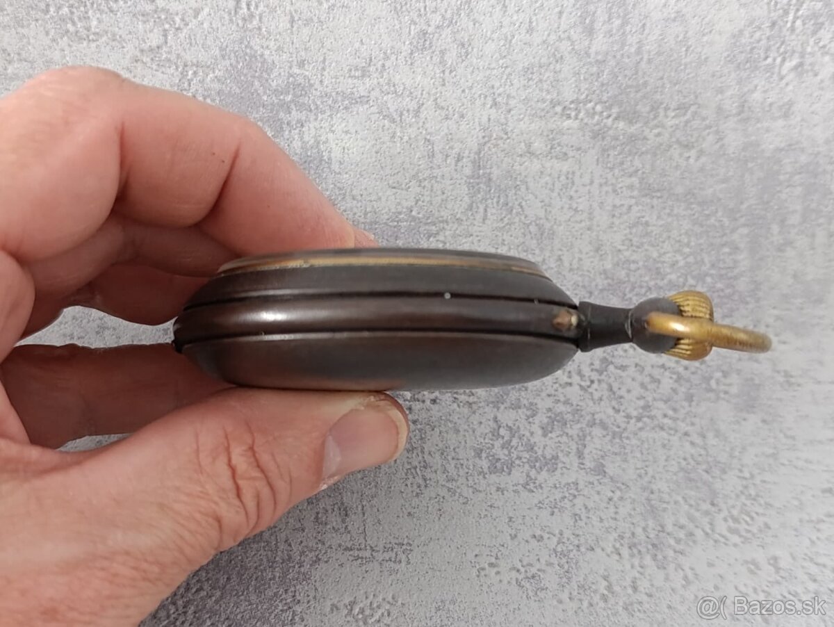 Obrovské kapesní hodinky Regulateur 67mm s průhlednou pracho - 11