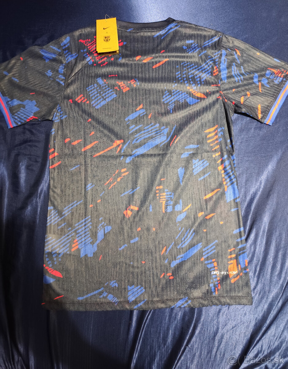 Dres Fc Barcelona Hráčsky Čierno-Modro-Červený Unikátny - 11