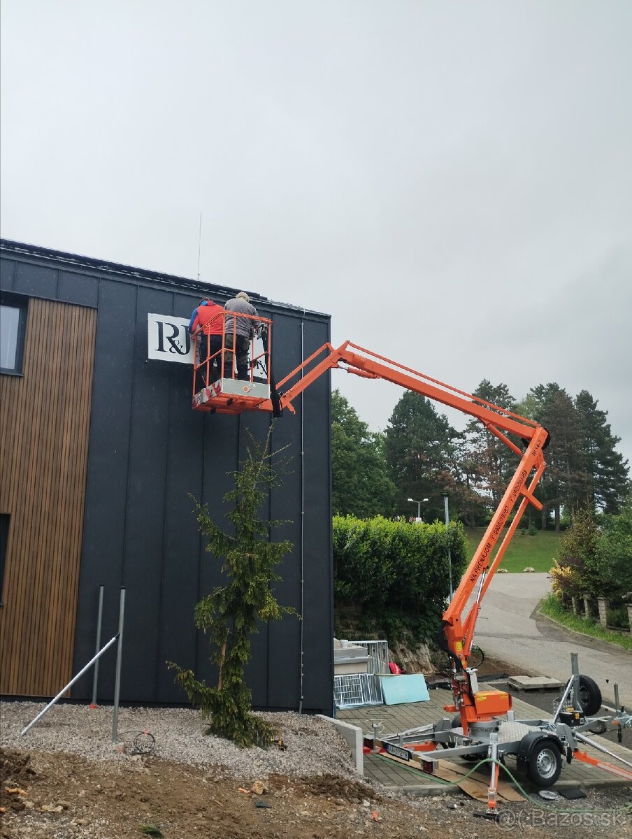 Prívesna pracovná plošina 14m - 11