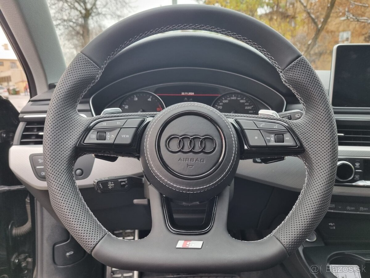 AUDI VYHRIEVANÝ EXCLUSIVE KOŽENÝ VOLANT S PADLAMI - 11