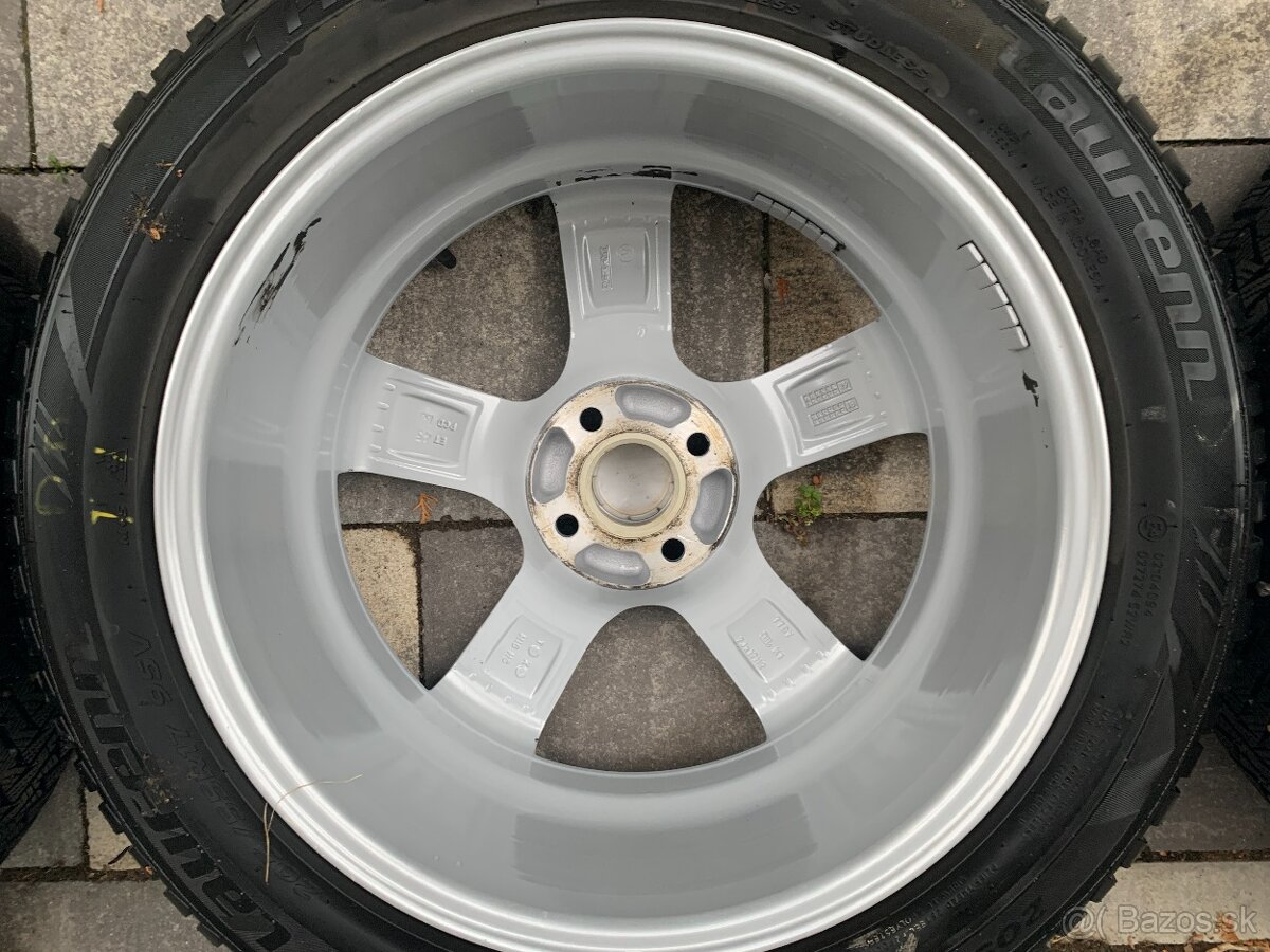 DEZENT elektróny 4x100 R17 + 205/55 R17 zimné pneu Laufen - 11