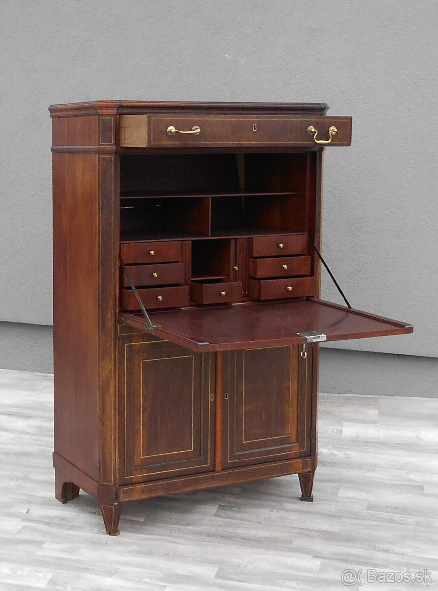 Tajomník mahagónový Ľudovít XVI. - 11
