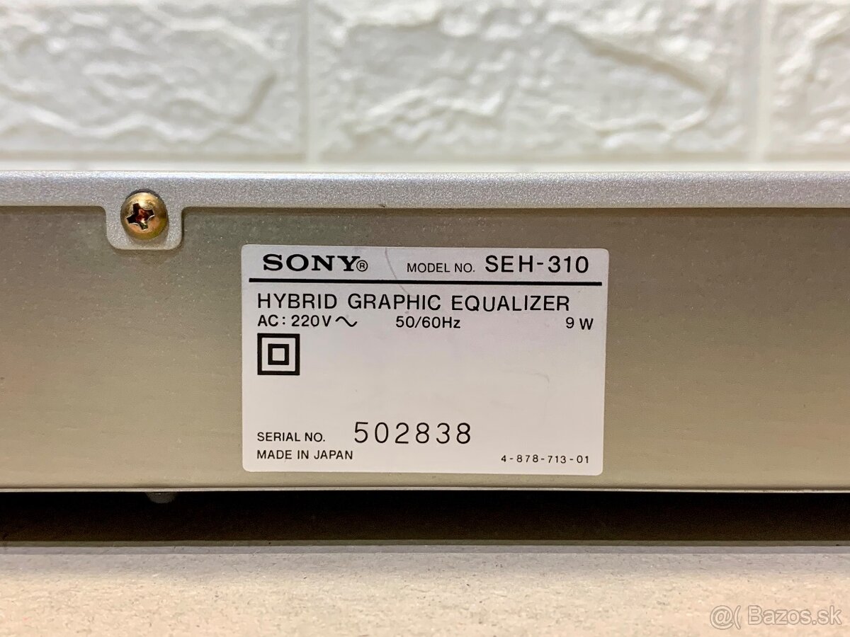 Rezervovane. SONY SEH-310 …. Hybridný graficky equalizer - 11