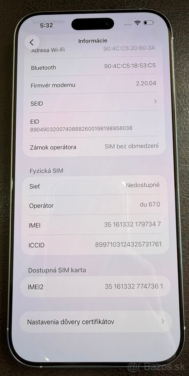 Apple iPhone 16 pro max 256GB ako nový - 11