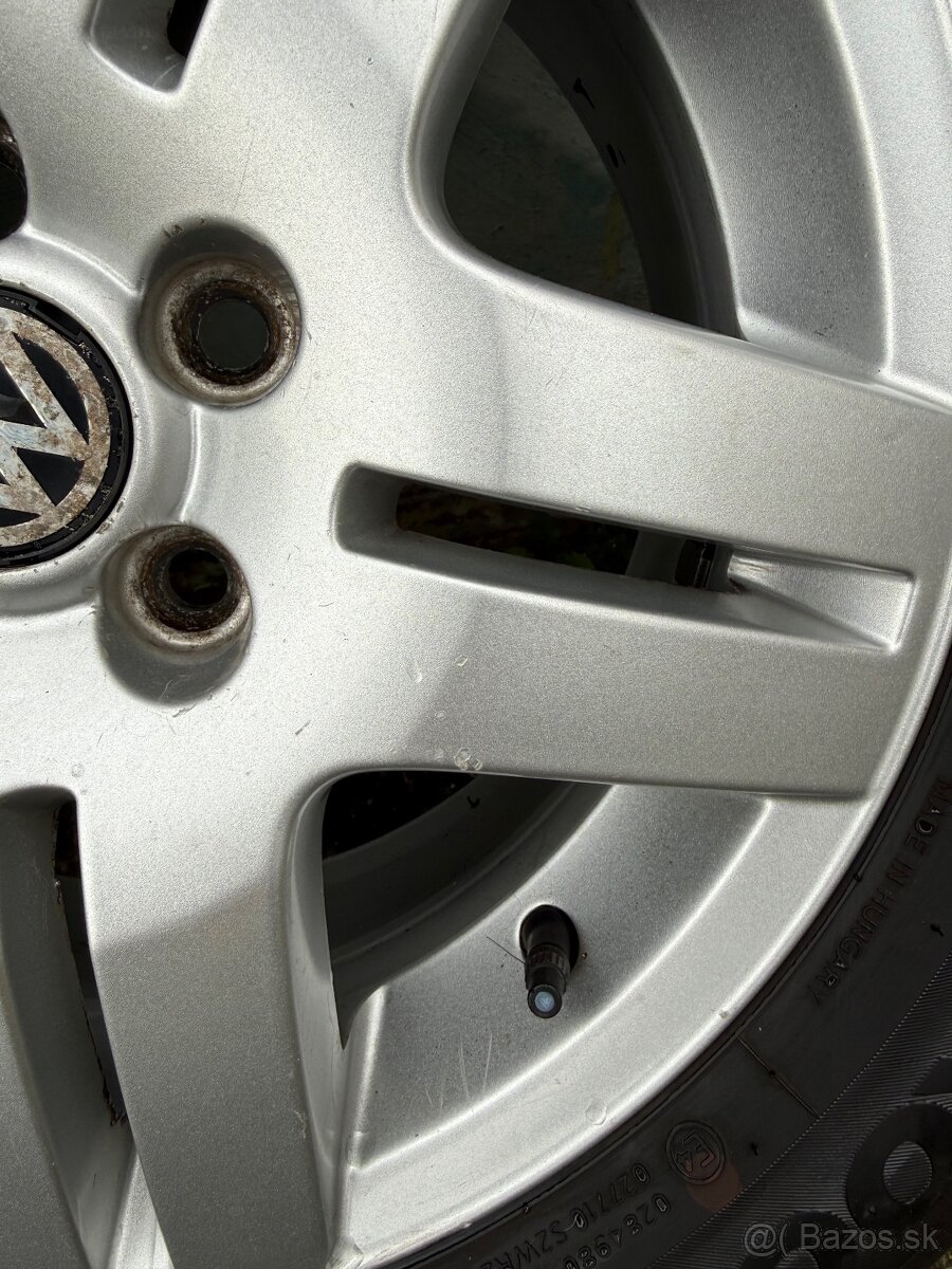 VW original elektrony + pneu R15 195/65 - 11