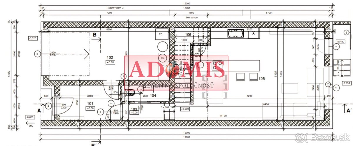 ADOMIS - predám exkluzívny 4-izbový tehlový dom 220m2,garáž, - 11