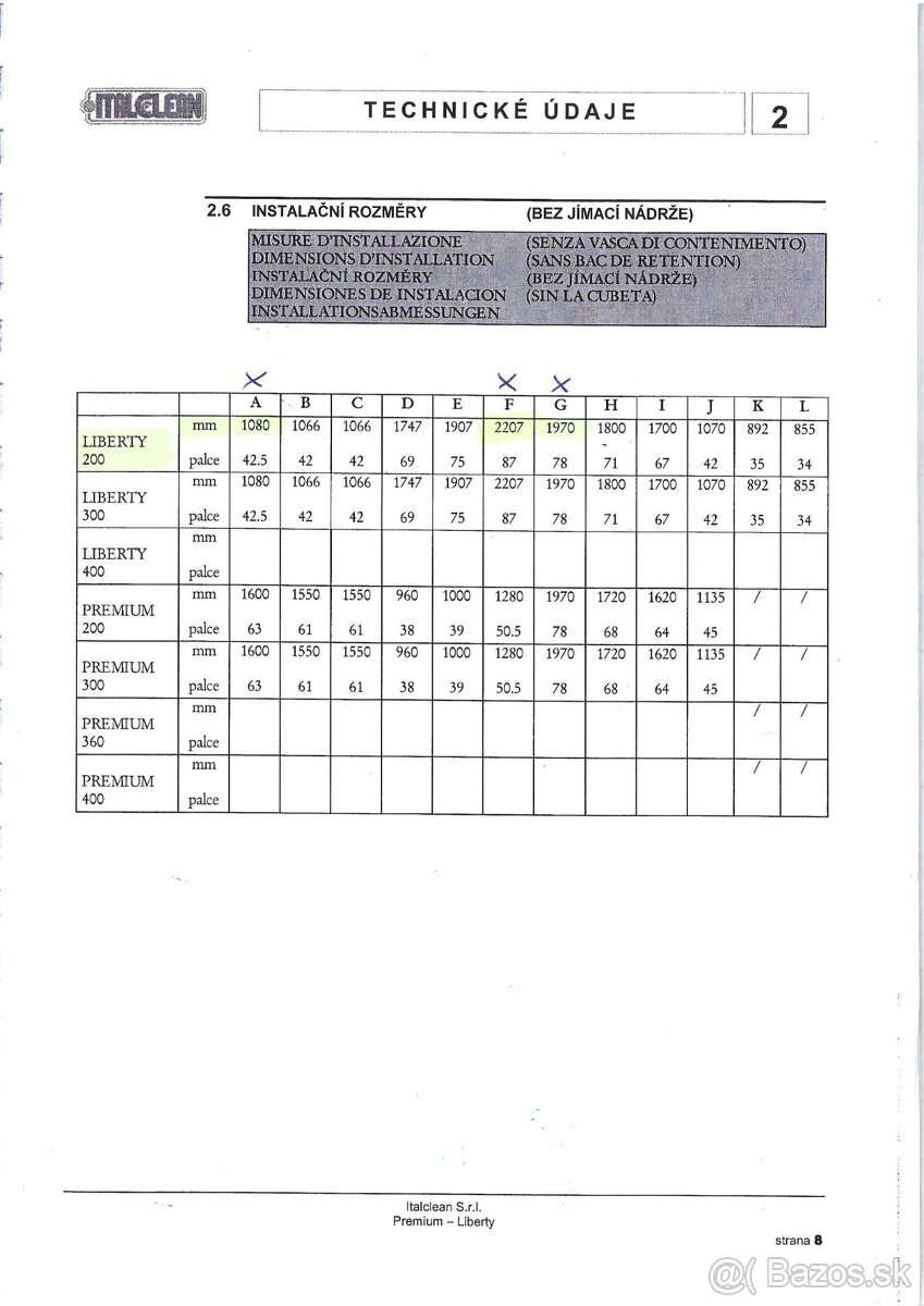 Chemicky stroj LIB200 - 11
