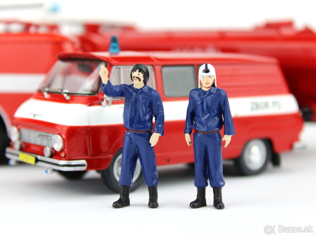Ručne malované figúrky hasičov 1:43 - 11