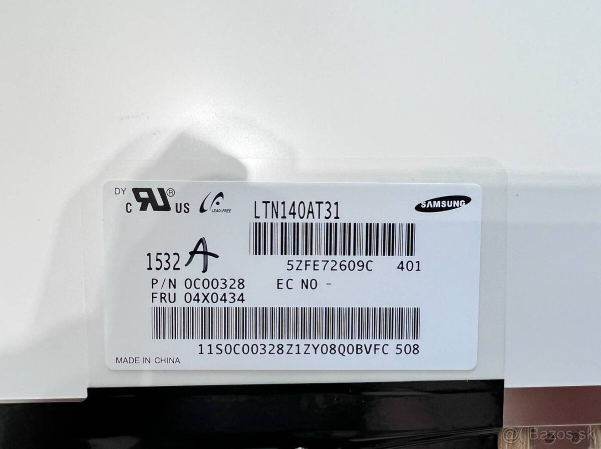 Predám obrazovku do notebooku 14"LED SLIM display 30pin//// - 11