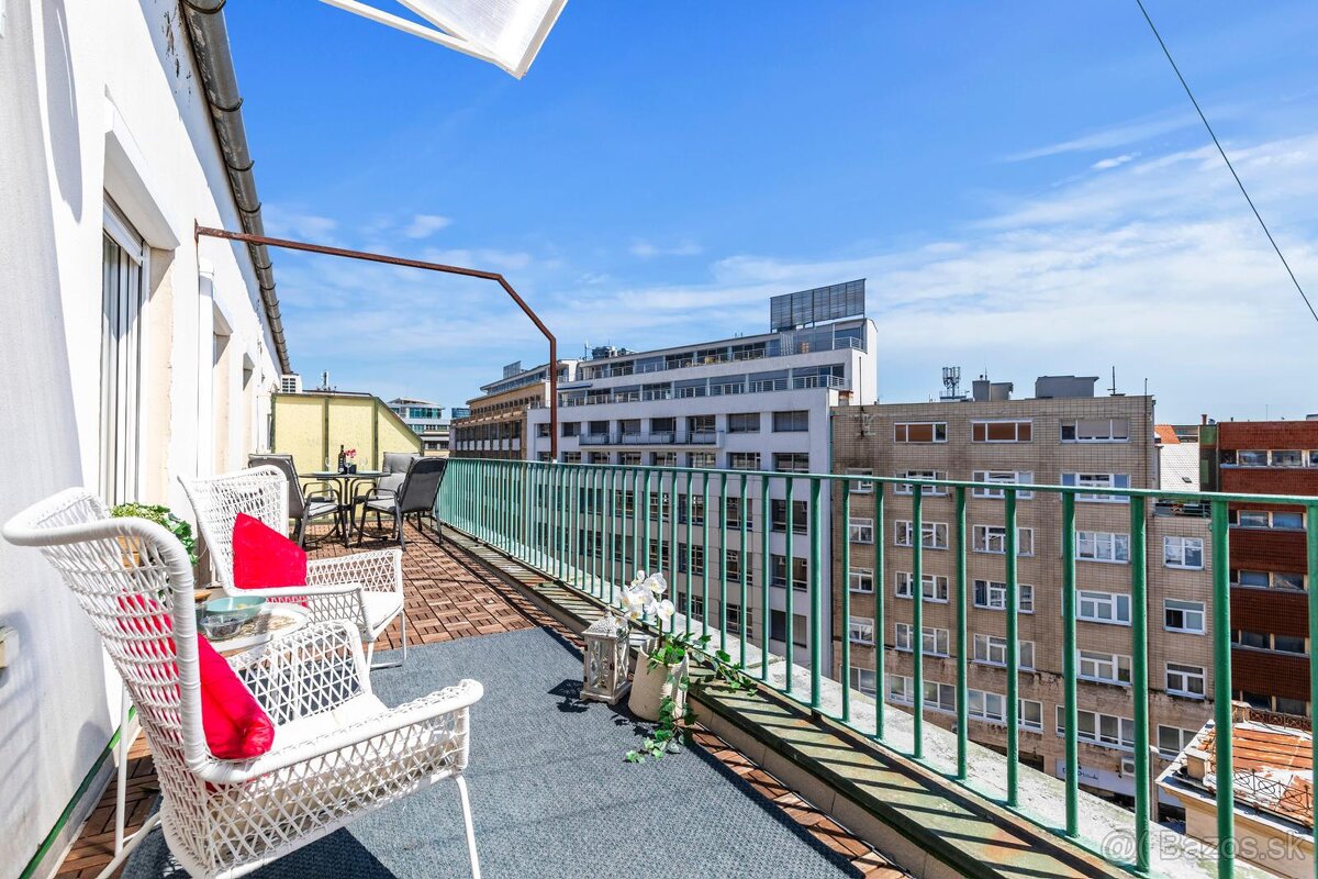 Prenájom 2,5 izbového bytu 65 m2 terasa Gorkého Staré Mesto - 11