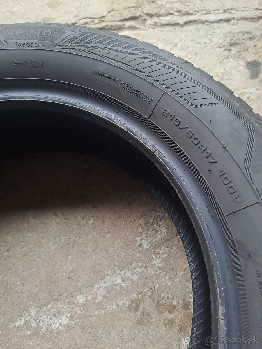 Celorocne pneumatiky 215/60 r17 100v 4seasons - 11