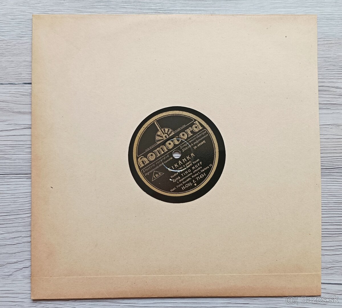 C. a K. polní maršálek, Cikánka - šelakové gramodesky 78 ot. - 11