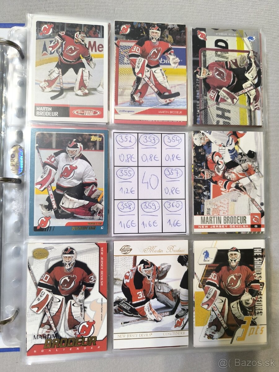 Hokejové kartičky - Martin Brodeur 2 - 11