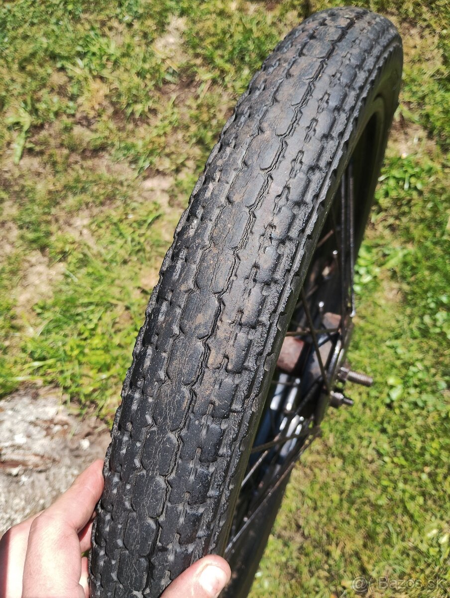 Predám originálne patinové koleso ČZ 98 ccm + brzd - 11