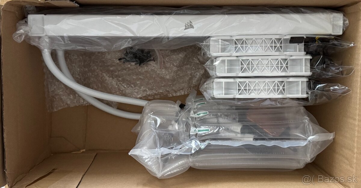 Predám Corsair iCUE H150i Elite Capellix White - 11