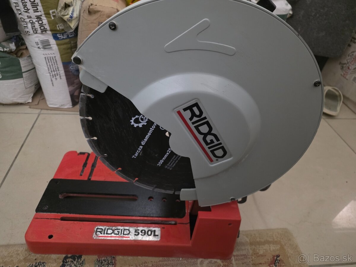 RIDGID Kotúčová píla 590L 26641 + 2 kotúče - 11