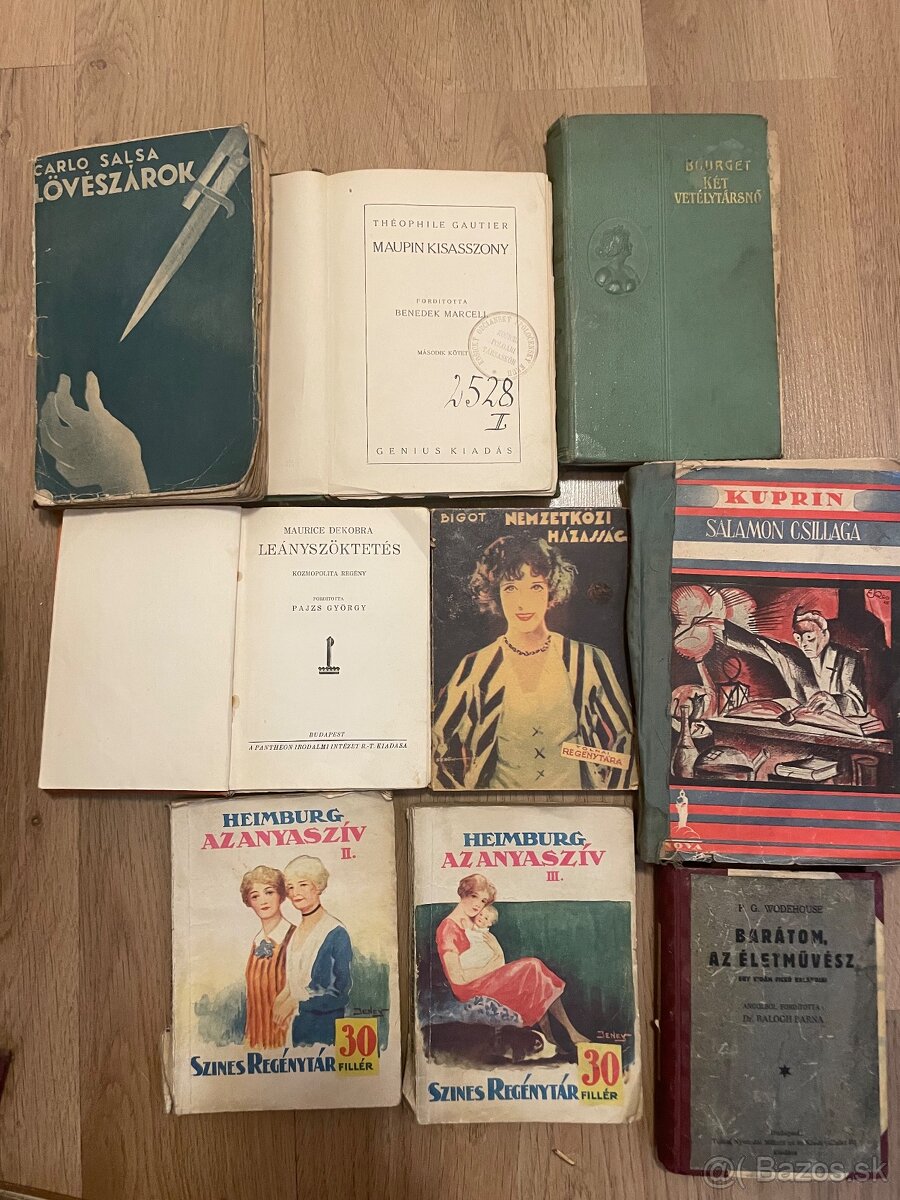 Knihy staré maďarské 3 - 11