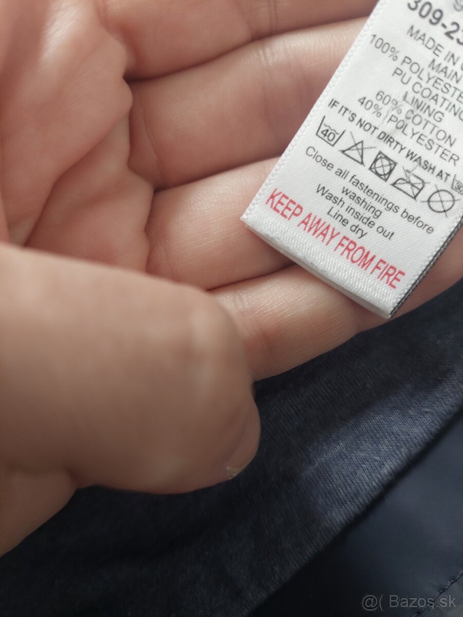 Nepremokavá prechodná bunda pásiky Next 92 - 11