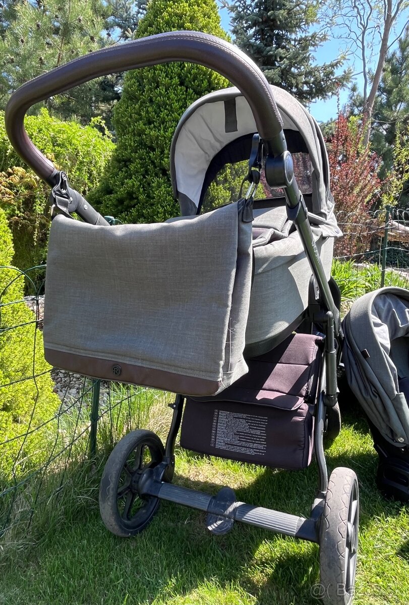 Úžasný kočiar Roan Bloom dark green + vajíčko ZDARMA - 11