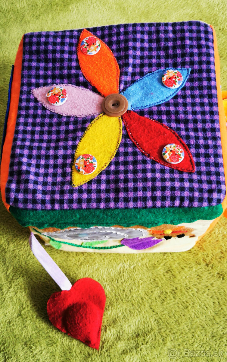 Predám textilnú kocku handmade - 11