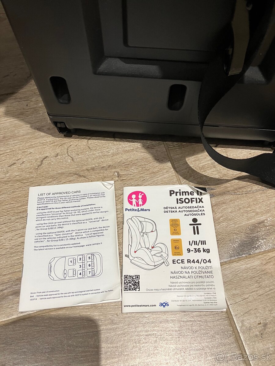Autosedačka Pettite Mars 9-36kg - 11