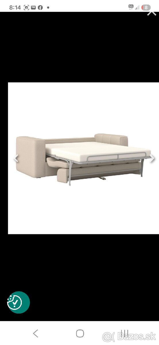 Rozkladacie pohovka s matracom - 11